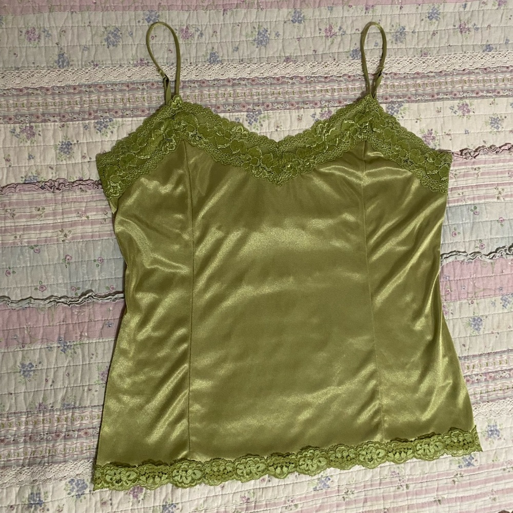 Worthington Green Silk Top
